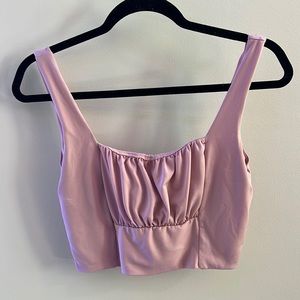 Windsor Pink Cropped Tank Top